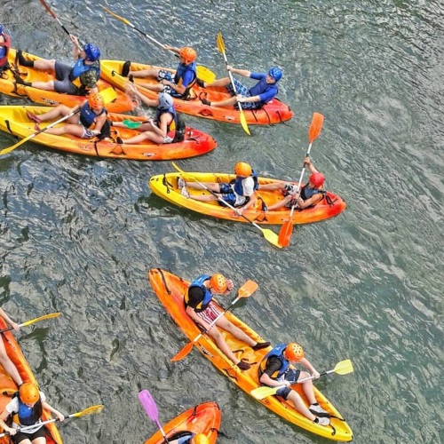 Descenso en Canoas por aguas tranquilas - Valencia