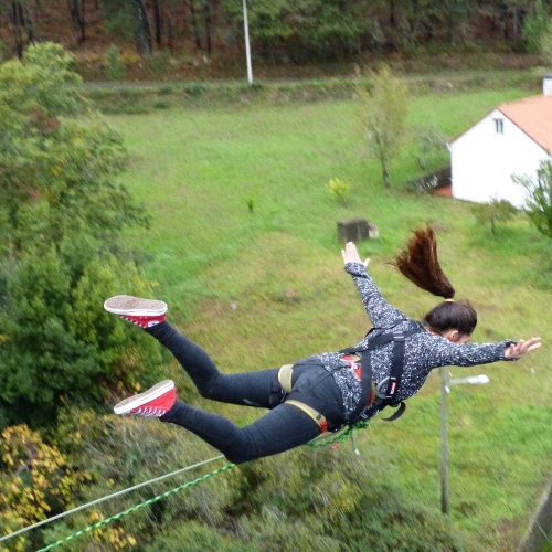 Puenting sobre la r&iacute;a de Muros y Noia - Coru&ntilde;a